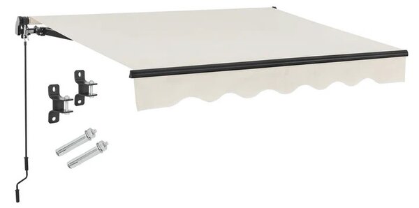 Markíza 250 cm - krémová
