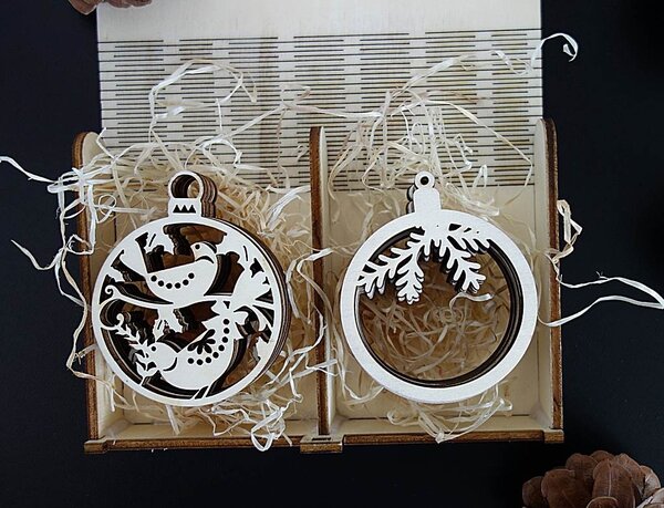 Ozdoby z dreva a plastu, Vianočné a Veľkonočné ozdoby, drevené doplnky PR0044-Vintage decoration