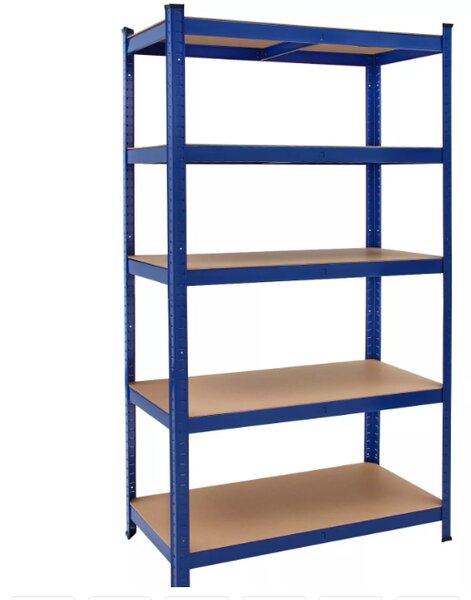 Regál 180x90x40 cm - modrý