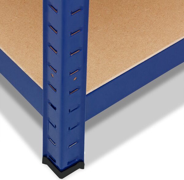 Regál 180x90x40 cm - modrý