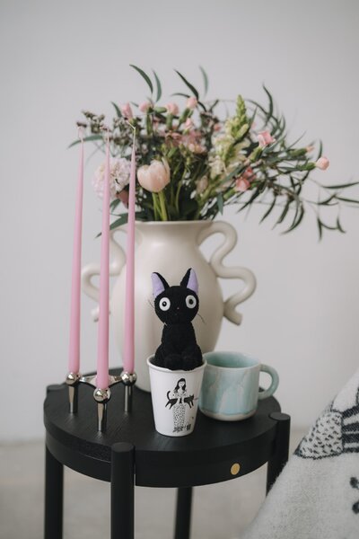 Porcelánový hrnček Black Cat 220 ml