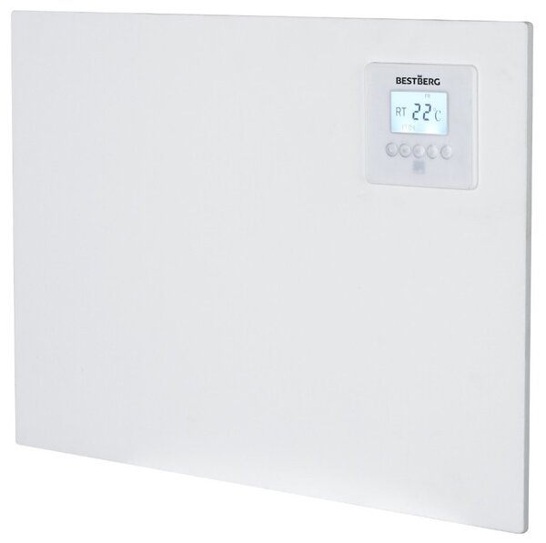 Infračervený vykurovací panel BestBerg BIPW-425 / 425 W / do 12 m² / Wi-Fi / časovač / biely
