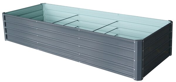Vyvýšený záhradný záhon BestBerg VZ-1000A / 1000 l / 240 x 90 x 47 cm / sivá
