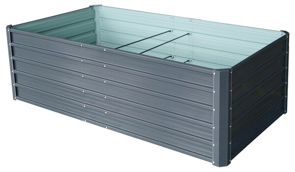 Vyvýšený záhradný záhon BestBerg VZ-940A / 940 l / 180 x 90 x 58 cm / sivá