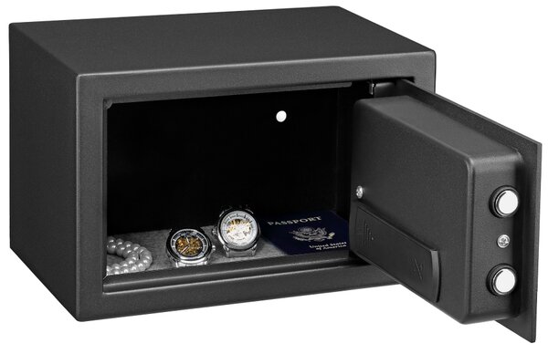 BestBerg BBSB-1F digitálny trezor na odtlačky prstov / 20 x 31 x 20 cm / čierny