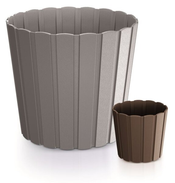 Prosperplast Kvetináč Boarde basic biely, variant 14,4 cm