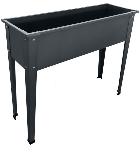 Vyvýšený záhradný záhon BestBerg KT-100 / 100 x 30 x 80 cm / sivá