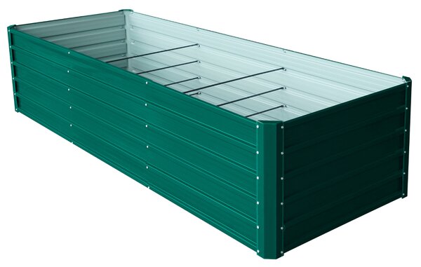 Vyvýšený záhradný záhon BestBerg VZ-1250Z / 1250 l / 240 x 90 x 58 cm / zelený