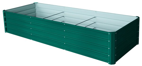 Vyvýšený záhradný záhon BestBerg VZ-1000Z / 1000 l / 240 x 90 x 47 cm / zelený
