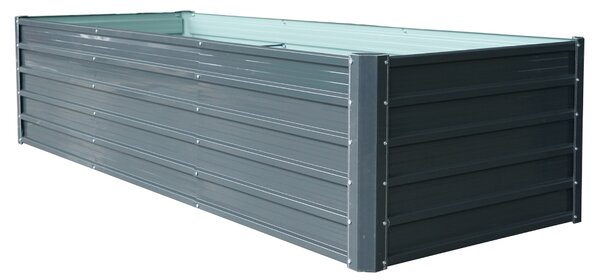 Vyvýšený záhradný záhon BestBerg VZ-1250A / 1250 l / 240 x 90 x 58 cm / sivá