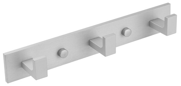 TZB Kovový vešiak TRIO 24 cm strieborný