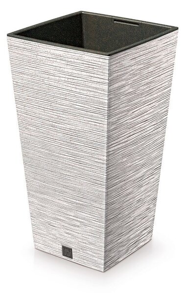 Prosperplast Kvetináč FUSU ECO II biely, variant 20 cm