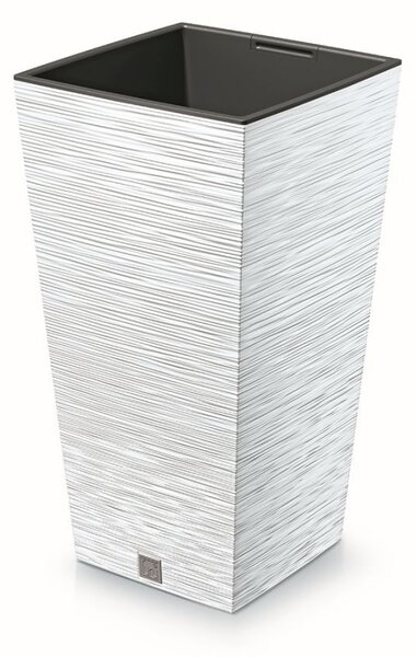 Prosperplast Kvetináč FUSU IV biely, variant 26,5 cm