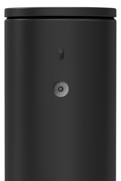 Čierny bezdotykový oceľový dávkovač mydla 266 ml – simplehuman