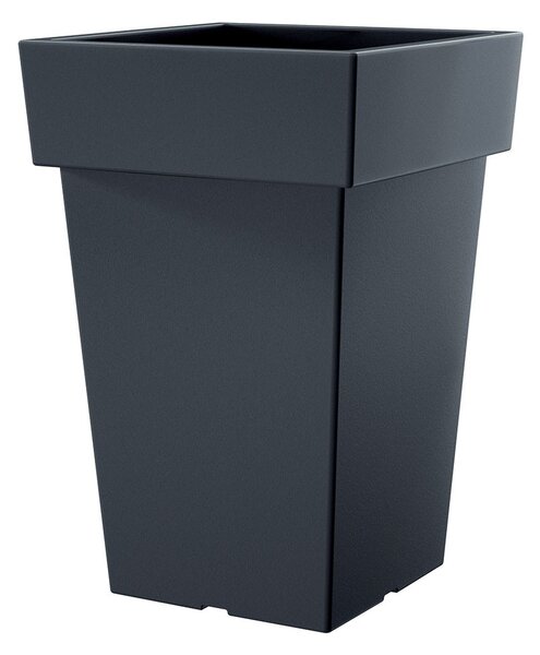 Prosperplast Kvetináč Lofly Sweet tmavosivý, variant 23,4 cm