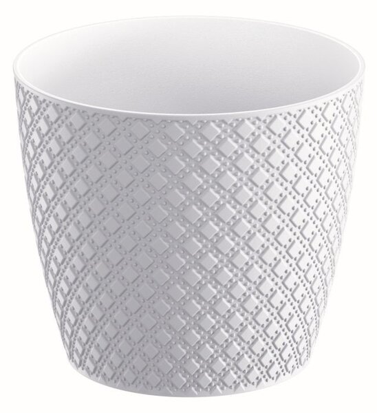 Prosperplast Kvetináč Orient biely, variant 21,8 cm