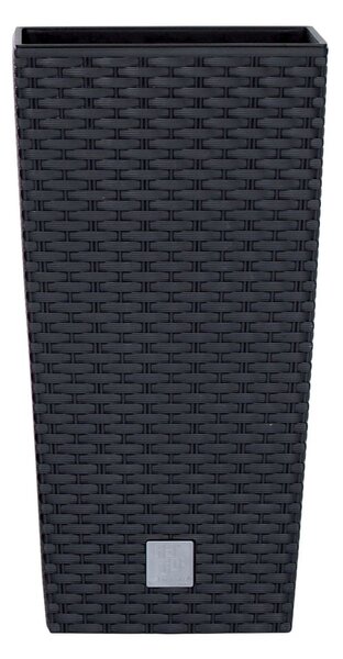 Prosperplast Kvetináč Rato Champaing tmavo šedý, variant 29 cm