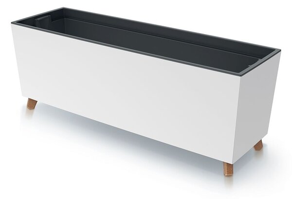 Prosperplast Kvetináč s vložkou CORBI IV 77 cm biely