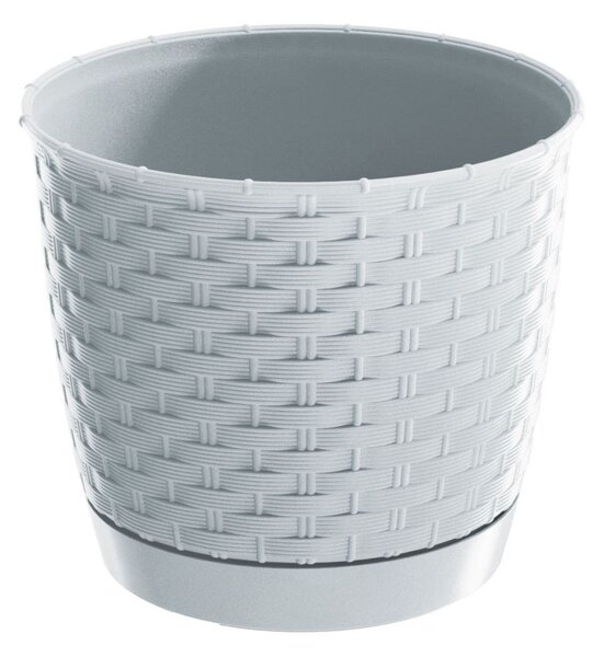 Prosperplast Kvetináč Ratolla Round biely, variant 14,5 cm