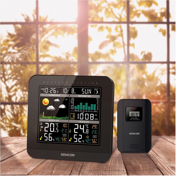 Meteostanica Sencor SWS 5800, čierna