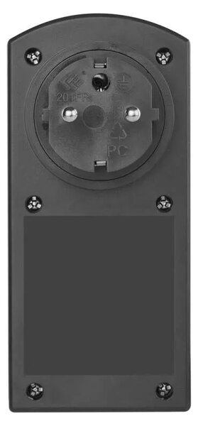 Emos P5508N black P5508N - Časovač - mechanická spínacia zásuvka vonkajšia IP44