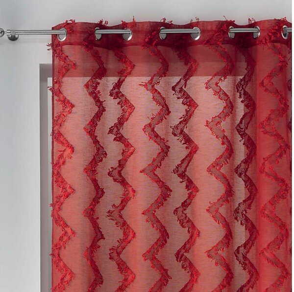 Hotová záclona Dany 140×240 – červená