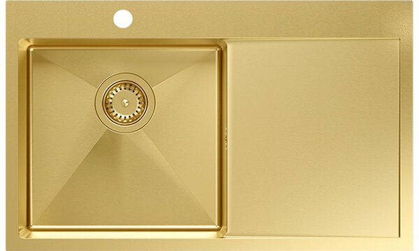 Oceľové umývadlo RUSSEL 111 Gold