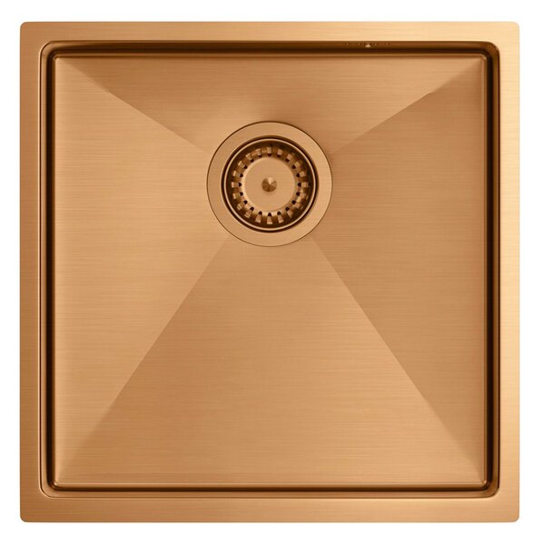 Oceľové umývadlo ANTHONY 50 COPPER