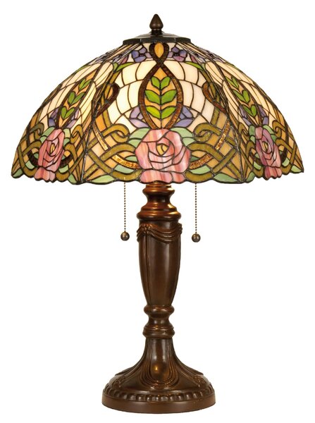 Stolná lampa do obývačky vitráž Ø47*61