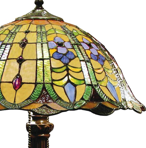 Vitrážová lampa do obývačky Ø40*53