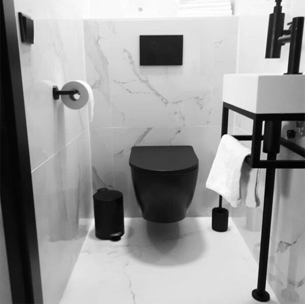 Závesné WC Calani Loyd Slim Black