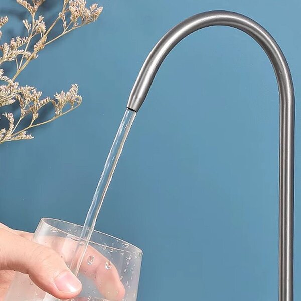 Rea Eco Fresh, drezová batéria s výtokom pre filter pitnej vody, brúsená oceľ, REA-B7563