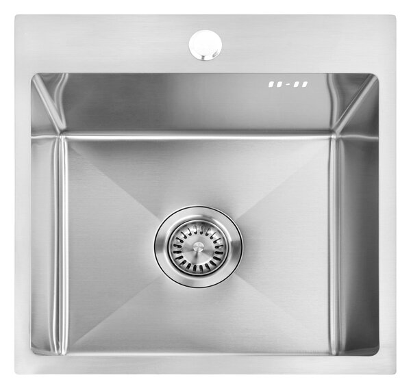 Rea Leo, 1-komorový oceľový drez 400x450x185 mm, oceľová, ZLE-06000