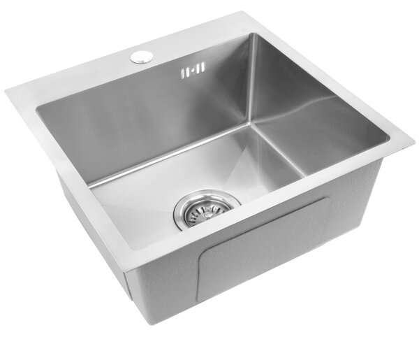 Rea Leo, 1-komorový oceľový drez 400x450x185 mm, oceľová, ZLE-06000