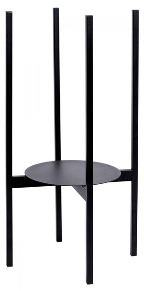 TZB Stojan na kvety Torre 60 cm čierny