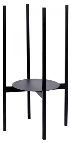 TZB Stojan na kvety Torre 60 cm čierny