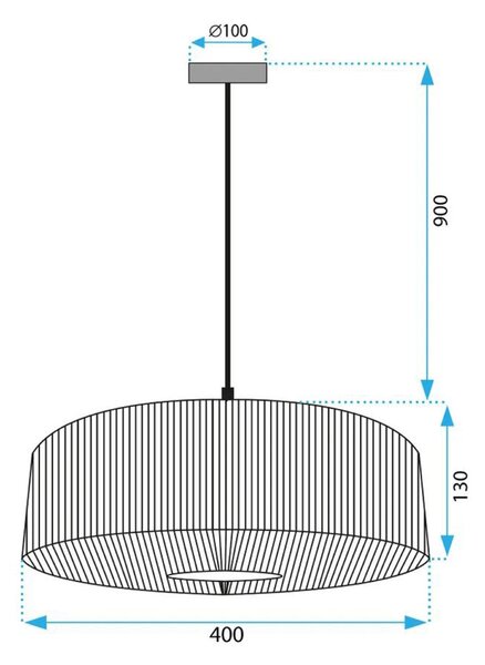 Toolight Toolight, Stropné svietidlo APP1296-1CP GREEN, OSW-08968