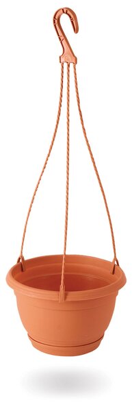 Prosperplast Závesný kvetináč Agro terakota, variant 18 cm