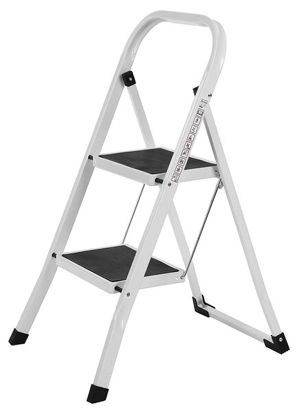 SONGMICS Oceľový rebrík - 2 priečky