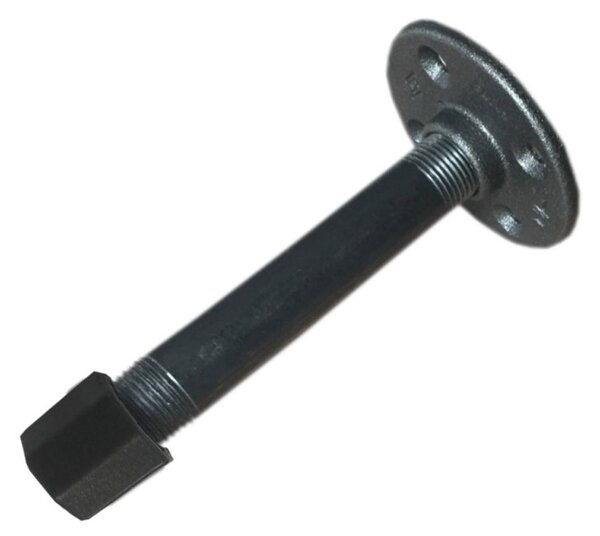 Kalune Design Nástenný vešiak BORURAF 15 cm čierny