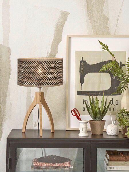 STOLNÁ LAMPA, nástenný stmievač, 20/40/20 cm Good & Mojo - Online Only bytové doplnky, Online Only