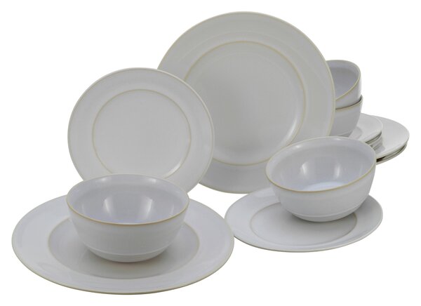 KOMBINOVANÝ SERVIS, 12-dielne, kamenina Creatable - Online Only bytové doplnky, Online Only