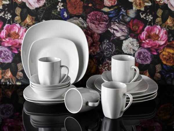 KOMBINOVANÝ SERVIS, 16-dielne, porcelán Creatable - Online Only bytové doplnky, Online Only