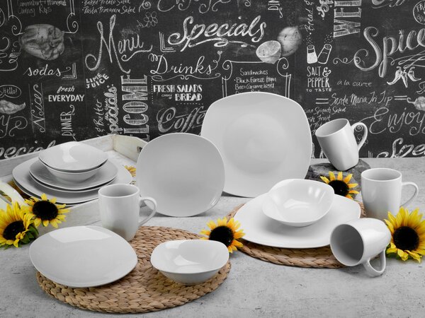 KOMBINOVANÝ SERVIS, 16-dielne, porcelán Creatable - Online Only bytové doplnky, Online Only
