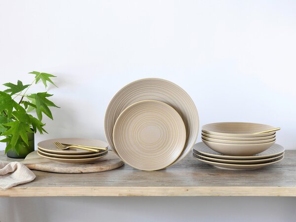 KOMBINOVANÝ SERVIS Lava Stone 12-dielne Creatable - Online Only bytové doplnky, Online Only