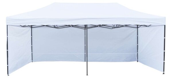 TZB Zahradý párty stan 3x6m 3 steny - bíelý