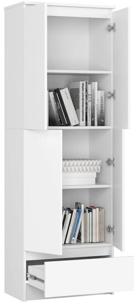 Ak furniture Skriňa Rexa 60 cm biela