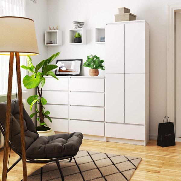 Ak furniture Skriňa Rexa 60 cm biela