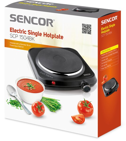 Sencor SCP 1504BK-EUE4 jednoplatničkový varič