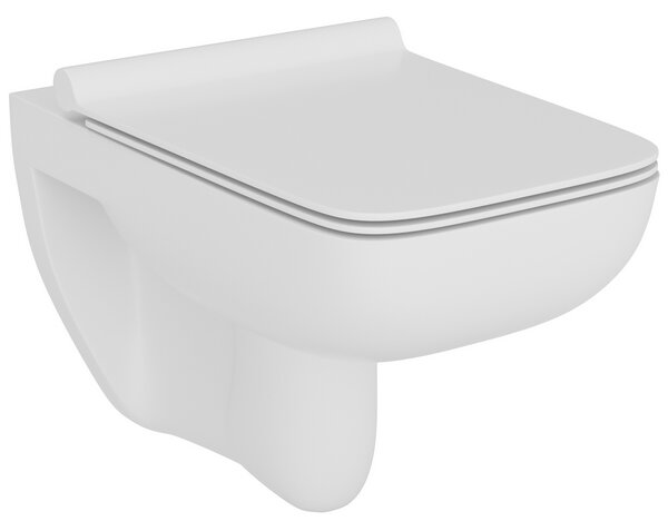 Tila TK1040 OVA závesné WC s PureRim + WC sedadlo biela